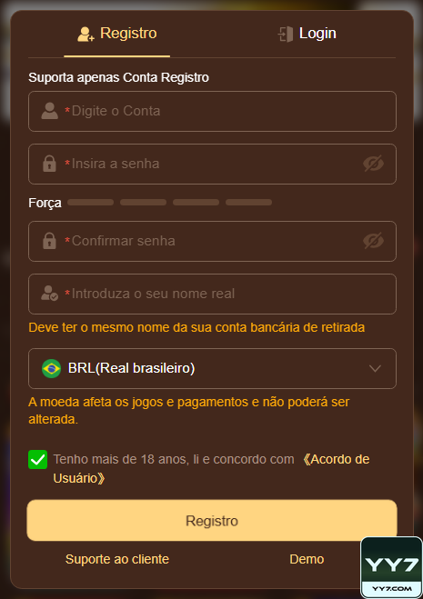 Registre-se e Aproveite Benefícios no yy7.com